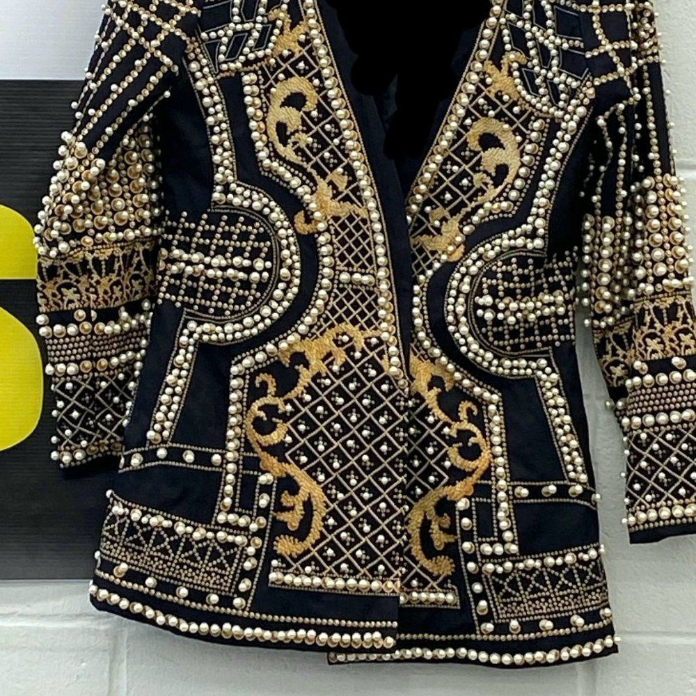 Beaded Blazer Dress